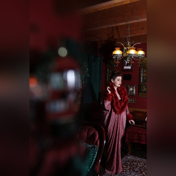 FLAPPER INSPIRED ROBE DRESS COAT - Picture 13 of 13